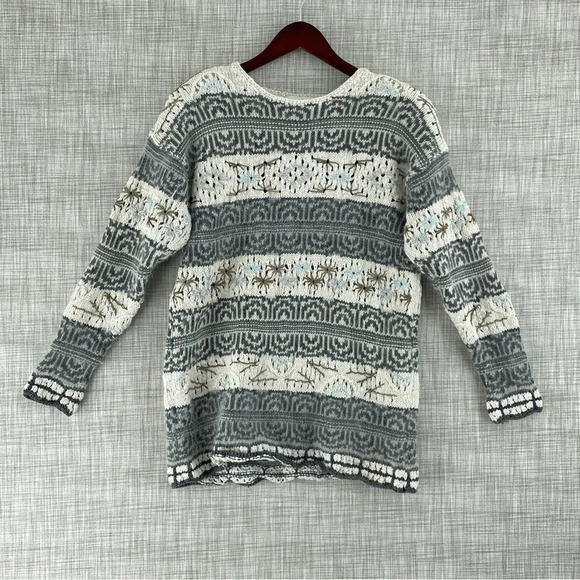 vintage Handknit new york style womens size S angora blend sweater 1169 - Picture 1 of 8